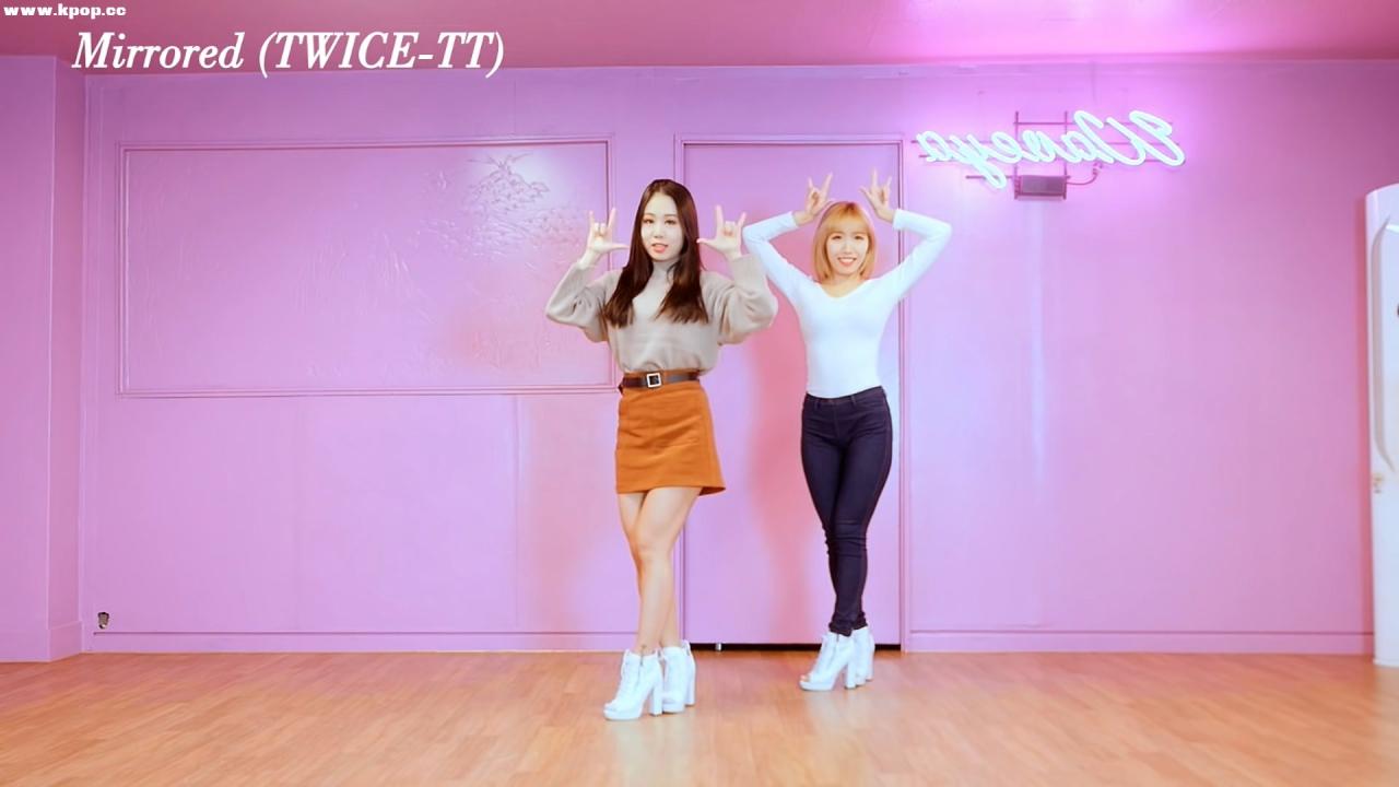 트와이스 티티(거울모드) 설명강좌 TWICE TT(Dance Tutorial)Mirrored WAVEYA – #0270插图