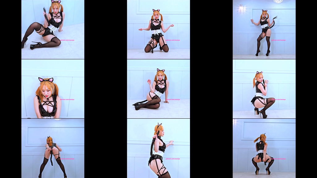 Baddie?Ari Cat Cosplay 꼬리 흔드는 아리냥냥?? Waveya Memberme Patreon会员 (4k+1080p)[339M+128M] – #0249插图4